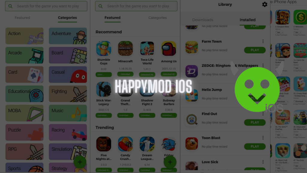 HappyMod iOS 15 download