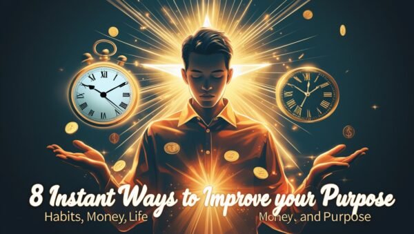8 Instant Ways to Improve Your Life | Habits, Money, and Purpose:
